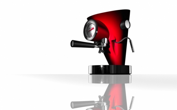 Photograph Chris Bailey Bugatti Coffee Maker on One Eyeland